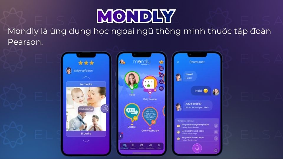 Mondly là ứng dụng học ngoại ngữ thông minh Mondly là ứng dụng học ngoại ngữ thông minh