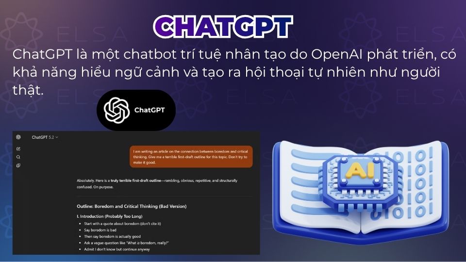 Bạn cũng có thể học tiếng Anh với AI ChatGPT Bạn cũng có thể học tiếng Anh với AI ChatGPT