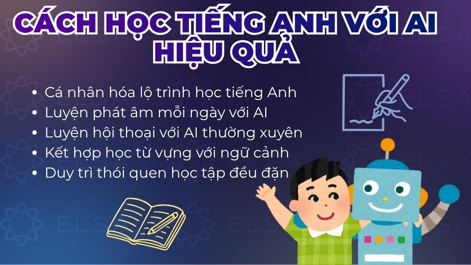 Một số cách học tiếng Anh với AI hiệu quả Một số cách học tiếng Anh với AI hiệu quả
