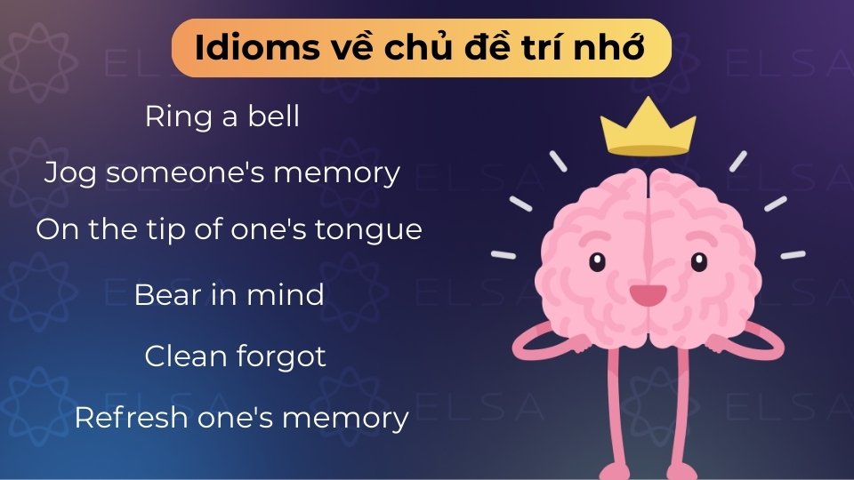 Idioms về trí nhớ giúp mô tả sự ghi nhớ sâu đậm hay cảm giác quên lãng đầy thú vị Idioms về trí nhớ giúp mô tả sự ghi nhớ sâu đậm hay cảm giác quên lãng đầy thú vị