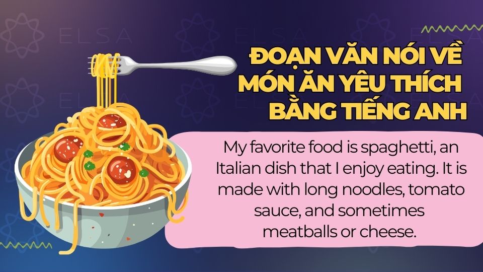 Đoạn văn nói về món mỳ Ý Đoạn văn nói về món mỳ Ý