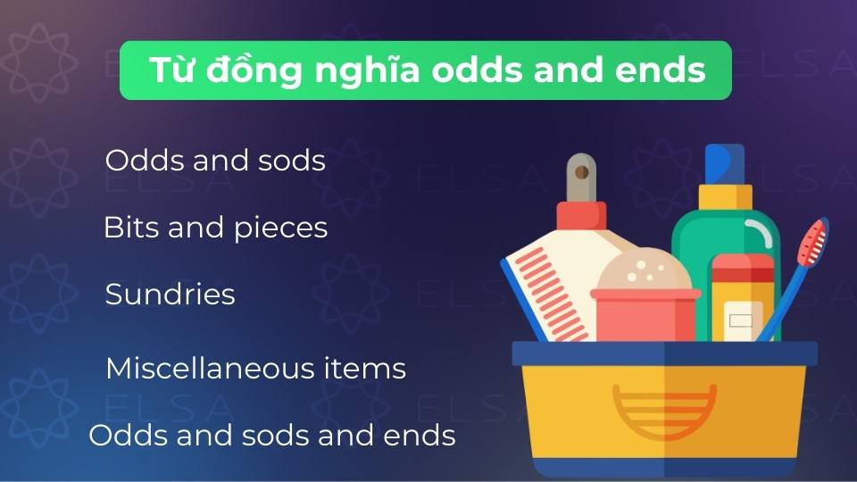 Những từ đồng nghĩa với odds and ends
