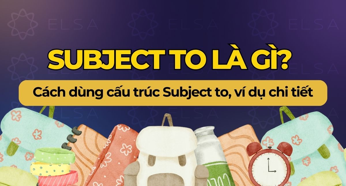 Subject to là gì? Cách dùng cấu trúc Subject to, ví dụ chi tiết