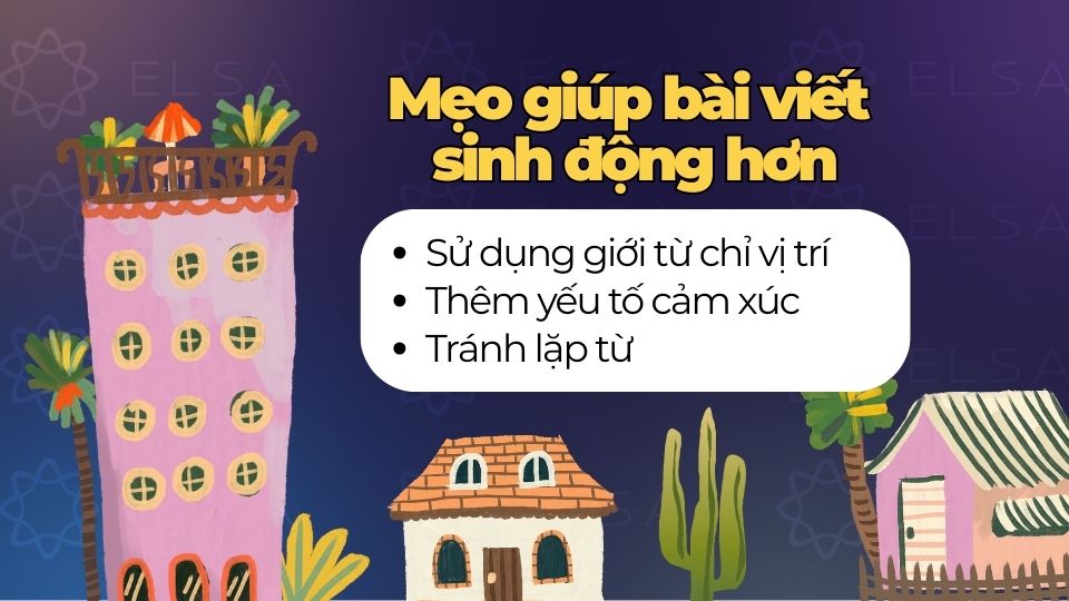 Mẹo giúp bài viết sinh động hơn