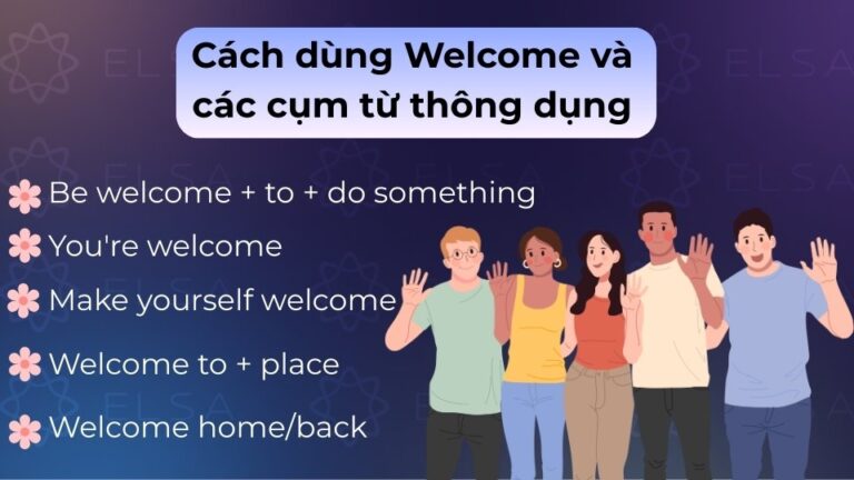 Wealcome You're welcome hay wellcome? Cách dùng, trả lời và cấu trúc đúng