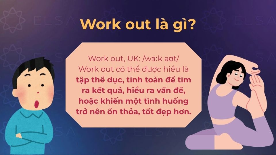 Work out là cụm động từ đa nghĩa Work out là cụm động từ đa nghĩa