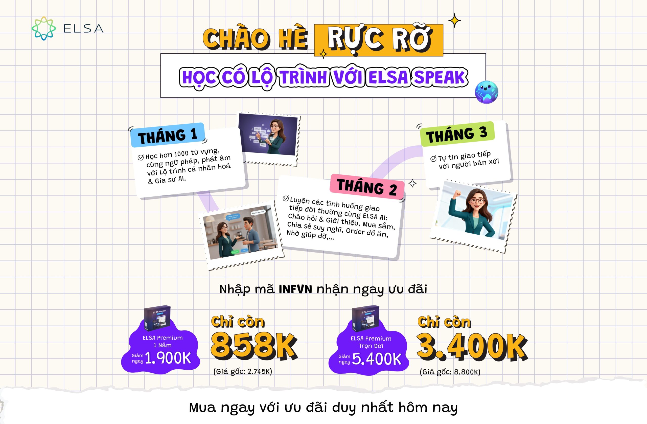 Luyện phát âm dễ dàng với ELSA Speak