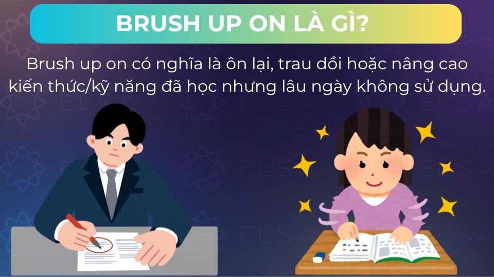 Brush up on có nghĩa là ôn lại