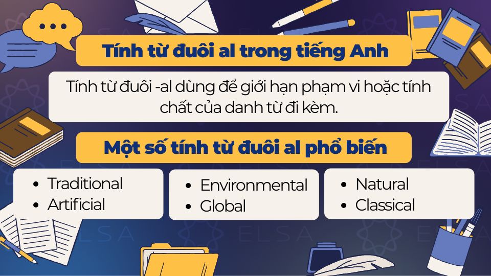 Tính từ đuôi al trong tiếng Anh