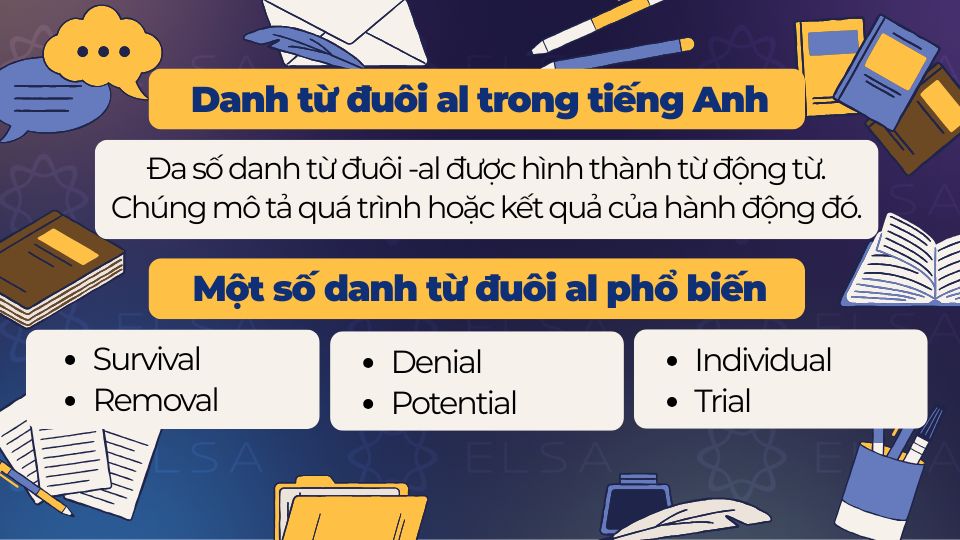 Danh từ đuôi al trong tiếng Anh