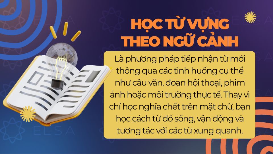 Khái niệm của phương pháp học từ vựng theo ngữ cảnh (contextual learning)