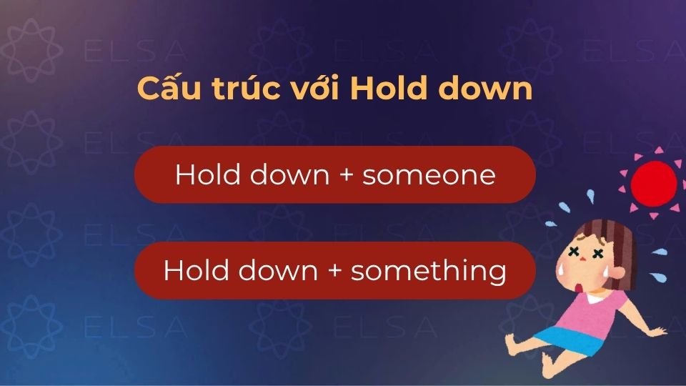 Các cấu trúc với Hold down