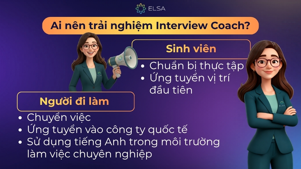 Interview Coach phù hợp với nhiều người, đặc biệt là những bạn đang cần chuẩn bị kỹ năng phỏng vấn