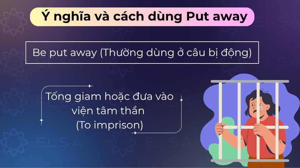 Put away mang nghĩa tống giam vào tù hoặc đưa vào viện tâm thần để cách ly xã hội
