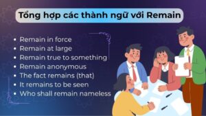 Remain Include Remain là gì? Cách dùng cấu trúc Retain dễ hiểu, kèm ví dụ