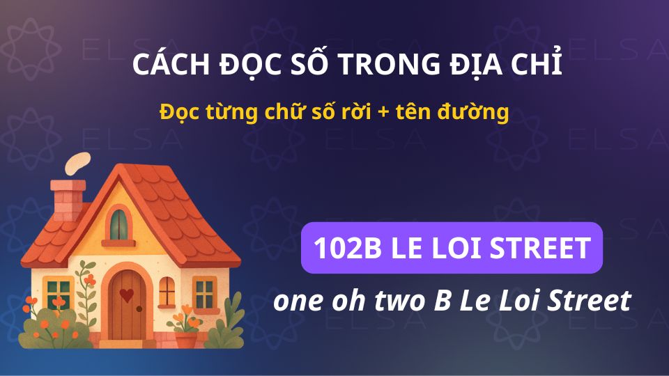 Cách đọc số địa chỉ trong tiếng Anh
