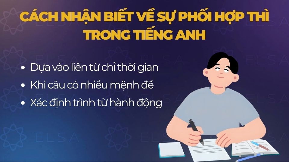 Cách nhận biết về sự phối hợp thì trong tiếng Anh