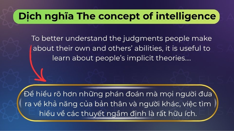 Dịch nghĩa giúp hiểu sâu các thuyết ngầm định và học thuật để tối ưu điểm số IELTS Reading