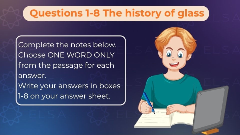 Questions 1-8 rèn kỹ năng tìm chi tiết và nhận diện từ đồng nghĩa để điền từ chính xác
