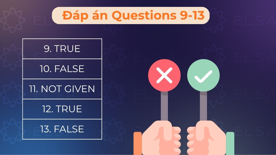 Cung cấp đáp án chính xác giúp bạn đánh giá khả năng phân tích logic và suy luận