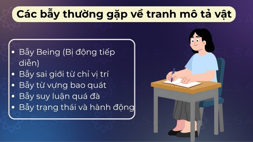Cảnh giác bẫy being khi không có người, sai vị trí hoặc dùng từ phát âm gần giống