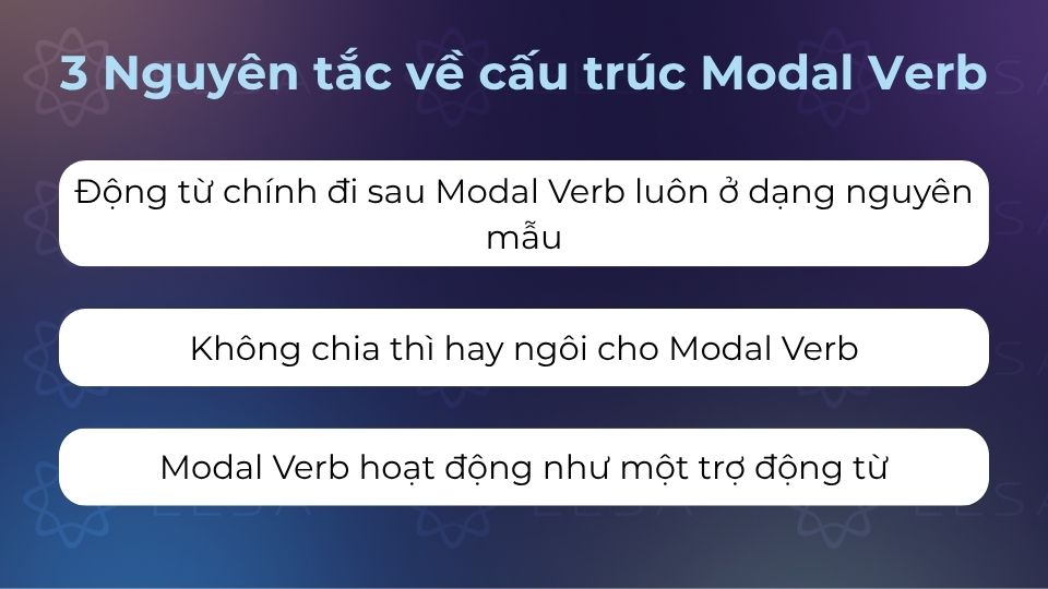3 Nguyên tắc về cấu trúc Modal Verb bạn cần nắm lòng