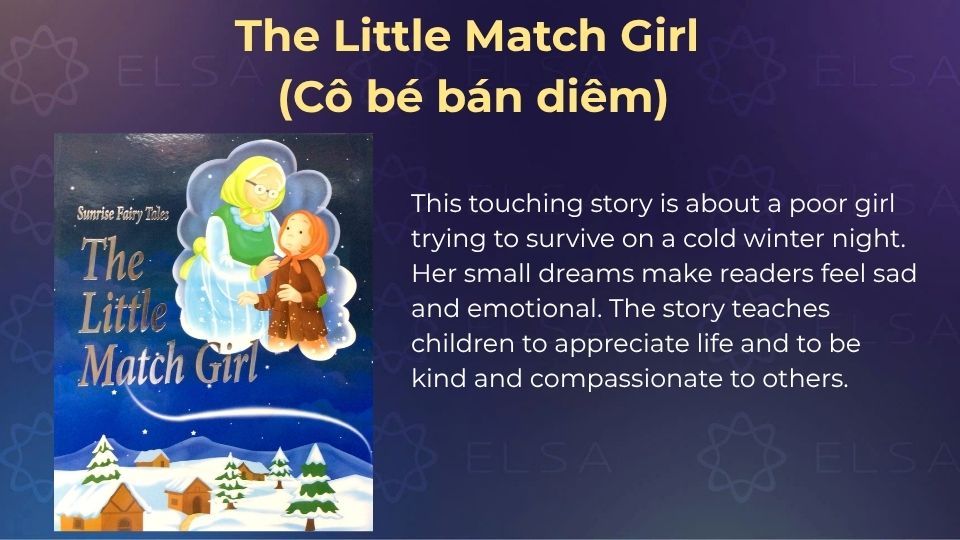 Truyện cổ tích tiếng Anh - The Little Match Girl (Cô bé bán diêm)
