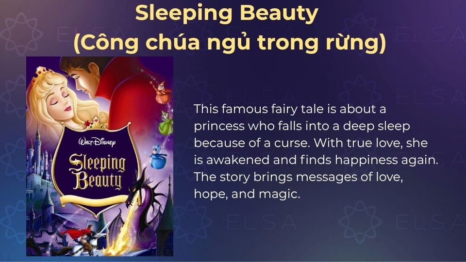 Truyện cổ tích tiếng Anh - Sleeping Beauty (Công chúa ngủ trong rừng)