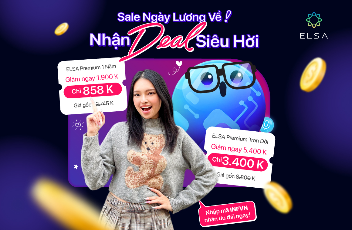Luyện phát âm dễ dàng với ELSA Speak