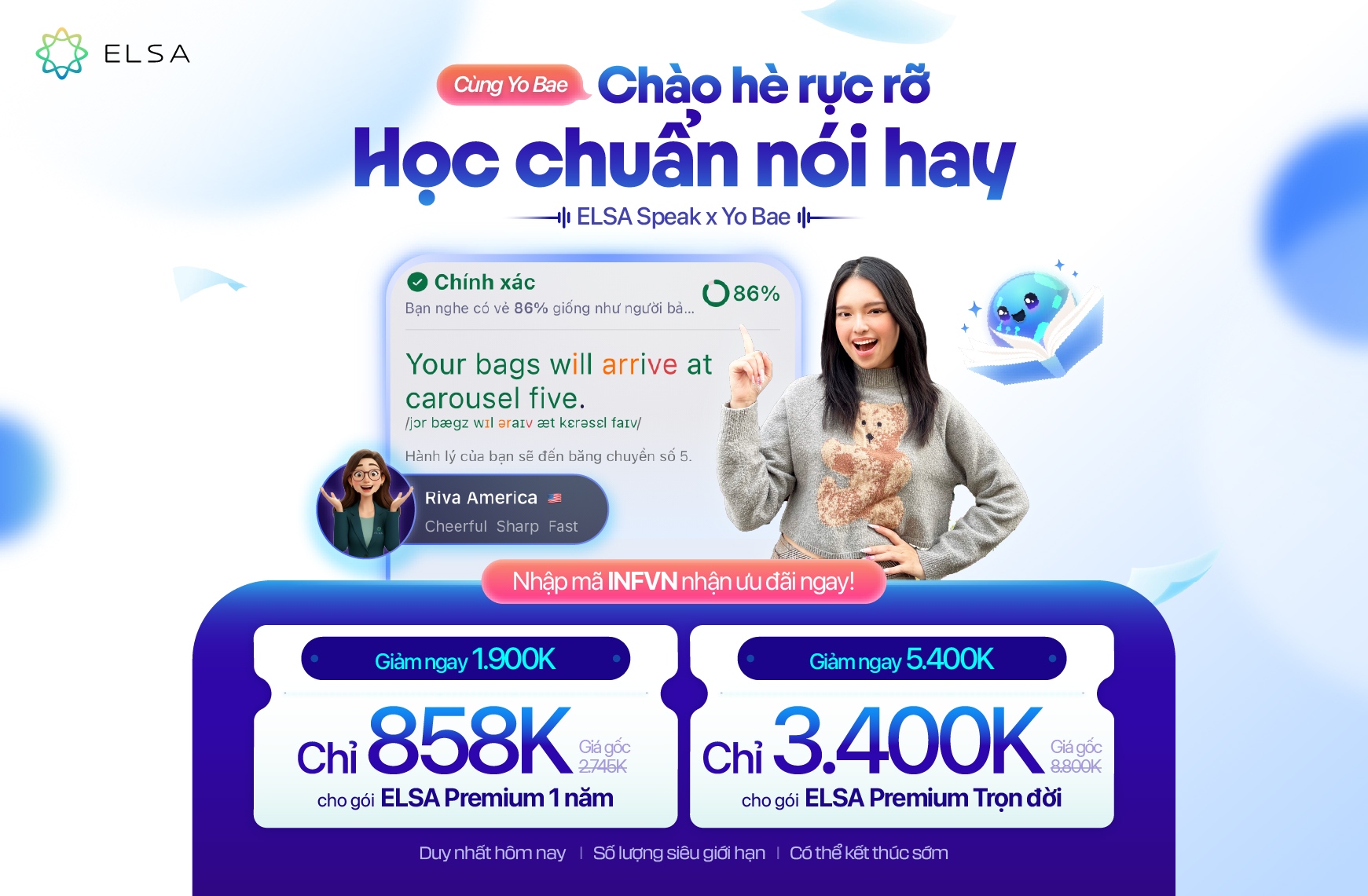 ELSA Premium Trọn Đời