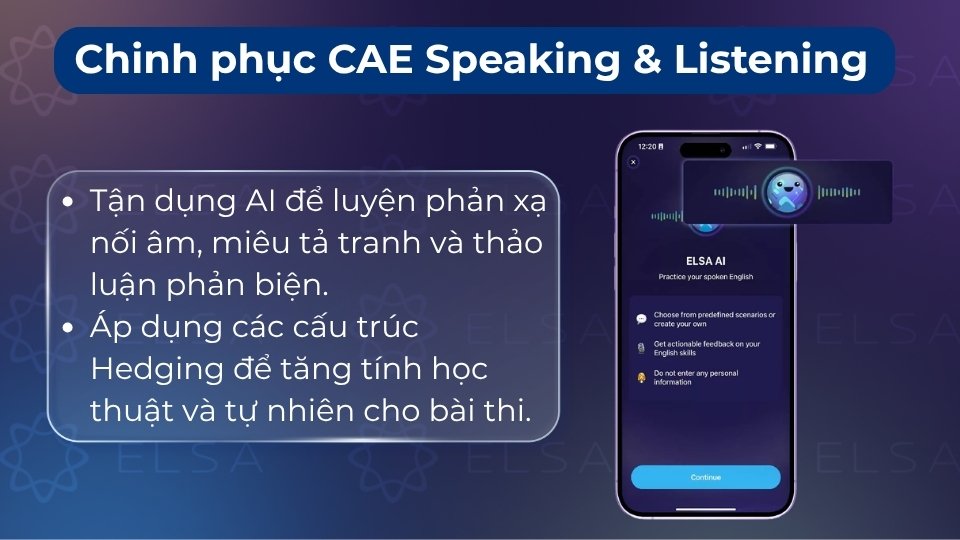 Luyện phản xạ và phát âm chuẩn xác cùng AI, kết hợp cấu trúc Hedging để ghi điểm C1 Luyện phản xạ và phát âm chuẩn xác cùng AI, kết hợp cấu trúc Hedging để ghi điểm C1