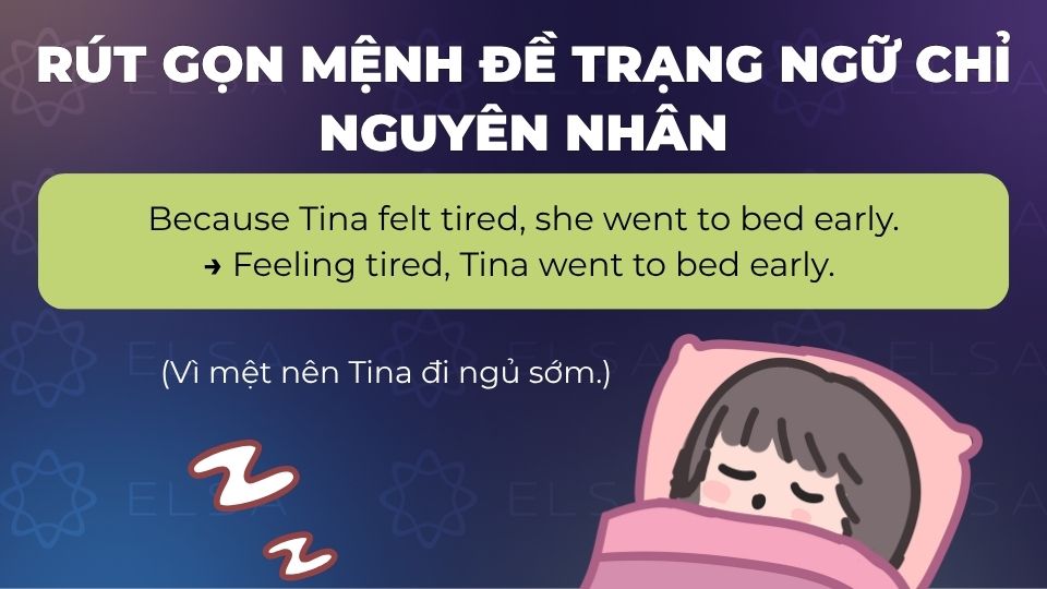 Câu ví dụ rút gọn mệnh đề trạng ngữ chỉ nguyên nhân Câu ví dụ rút gọn mệnh đề trạng ngữ chỉ nguyên nhân