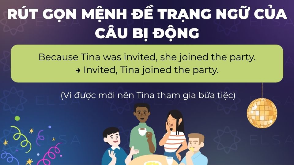 Câu ví dụ rút gọn mệnh đề trạng ngữ của câu bị động Câu ví dụ rút gọn mệnh đề trạng ngữ của câu bị động