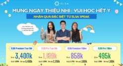 Khởi động mùa hè cùng ELSA Speak: Ưu đãi tới 5 TRIỆU dịp 1/6