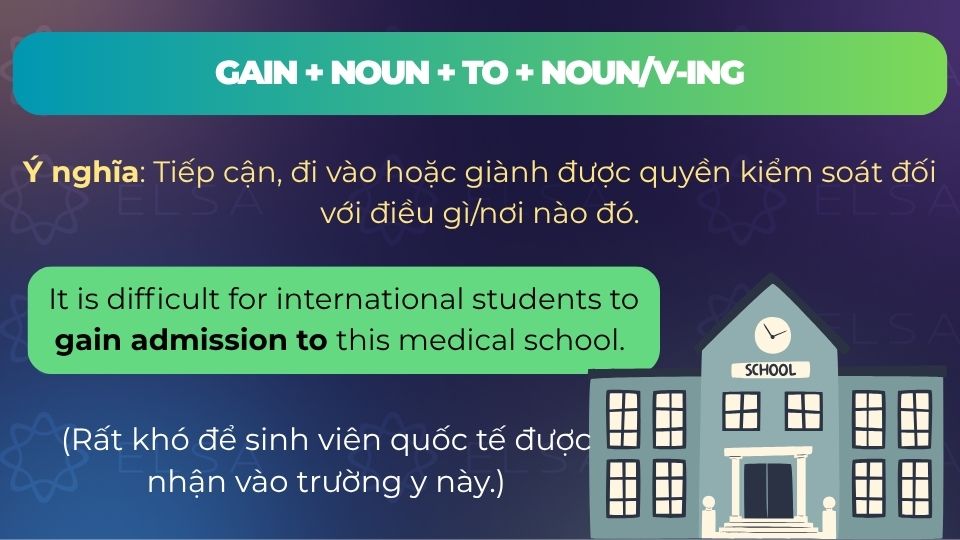 Câu ví dụ cấu trúc gain to Câu ví dụ cấu trúc gain to
