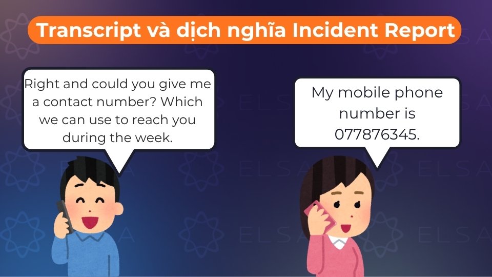 Bài nghe nói về báo cáo hư hại đồ đạc khi vận chuyển và yêu cầu bồi thường bảo hiểm Bài nghe nói về báo cáo hư hại đồ đạc khi vận chuyển và yêu cầu bồi thường bảo hiểm