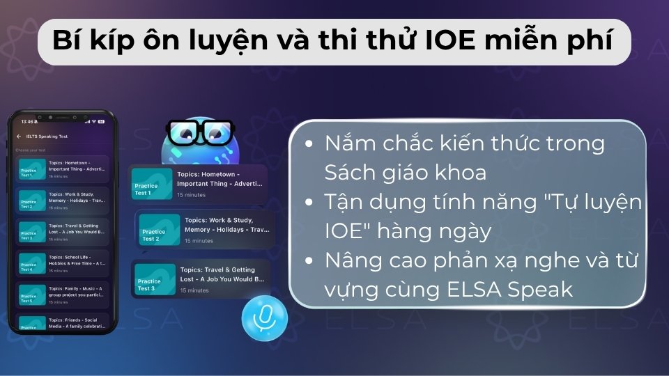 Luyện tập 35 vòng tự luyện hàng tuần và thi thử miễn phí tại trang chủ hoặc ứng dụng IOE Luyện tập 35 vòng tự luyện hàng tuần và thi thử miễn phí tại trang chủ hoặc ứng dụng IOE