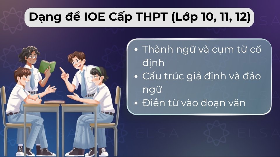 Gồm bài đọc học thuật, nghe hiểu phức tạp, ngữ pháp nâng cao và kỹ năng viết lại câu Gồm bài đọc học thuật, nghe hiểu phức tạp, ngữ pháp nâng cao và kỹ năng viết lại câu