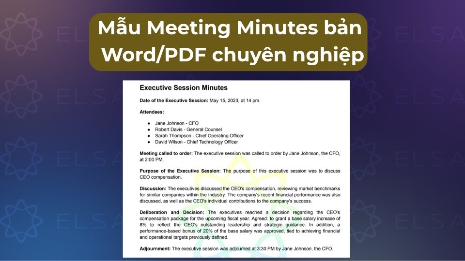 Mẫu Word/PDF giúp trình bày văn bản chỉn chu, dễ in ấn và lưu trữ hồ sơ chính thức