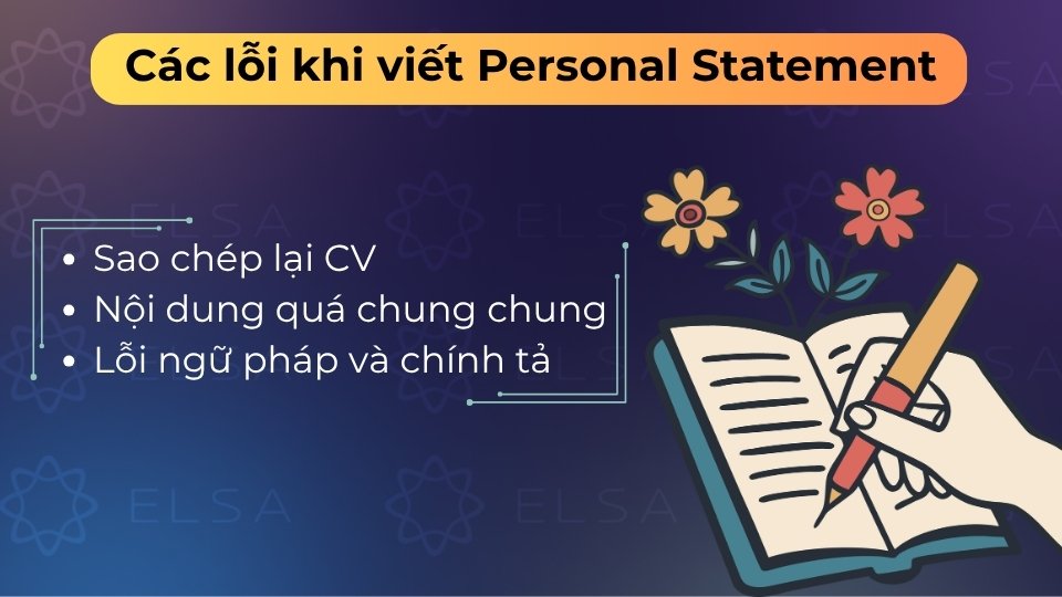 Tránh liệt kê thành tích khô khan, dùng nội dung chung chung và mắc lỗi ngữ pháp cơ bản