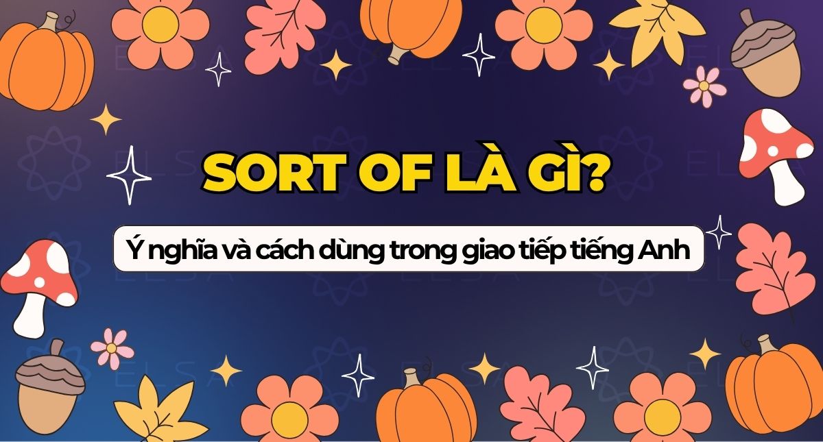 Sort of là gì? Ý nghĩa và cách dùng trong giao tiếp tiếng Anh