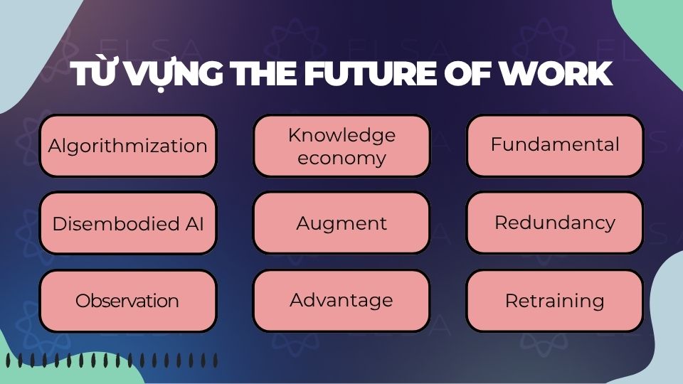 Từ vựng The future of work IELTS