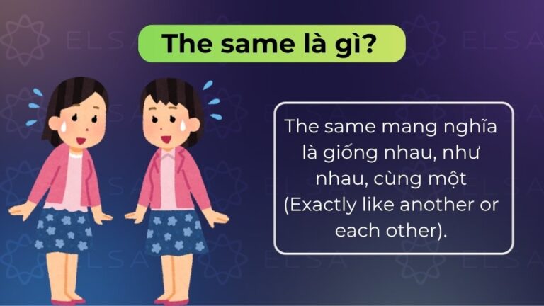 See Same Cấu trúc The same: Cách dùng, phân biệt với Similar, Alike