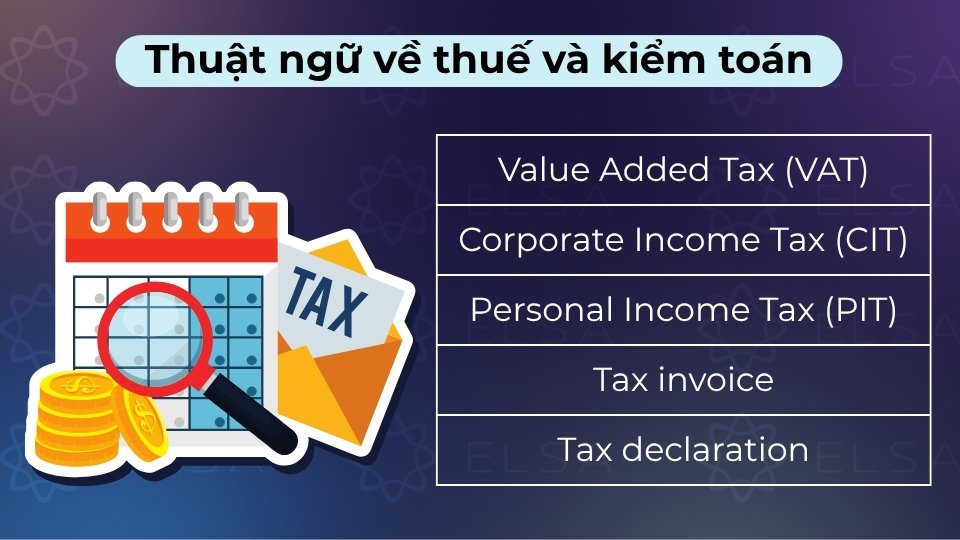 Các khái niệm về thuế (VAT, Corporate Tax) và quy trình kiểm tra báo cáo tài chính định kỳ