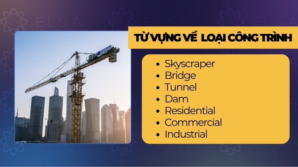 Từ vựng về các loại công trình Từ vựng về các loại công trình