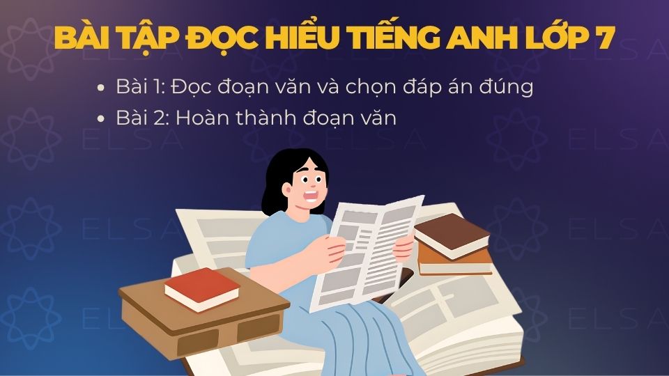 Bài tập đọc hiểu tiếng Anh lớp 7 Bài tập đọc hiểu tiếng Anh lớp 7
