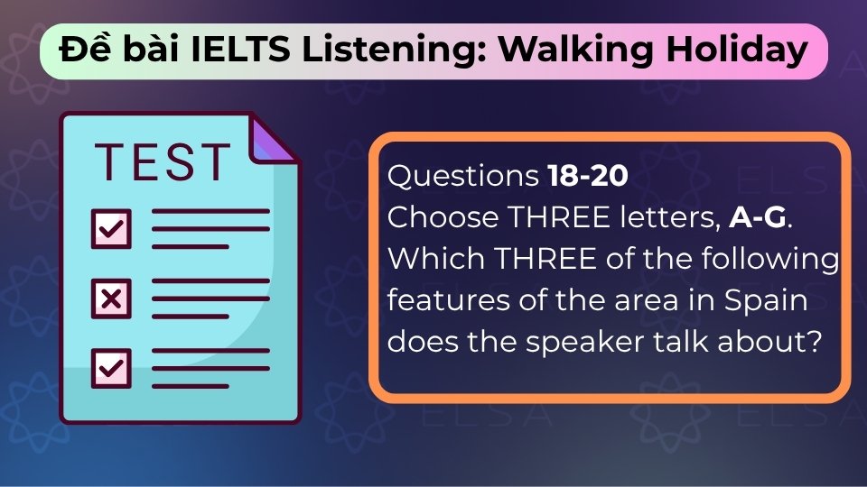 Đề thi IELTS Listening chủ đề du lịch, kiểm tra kỹ năng nghe thông tin, chỉ dẫn và thiết bị Đề thi IELTS Listening chủ đề du lịch, kiểm tra kỹ năng nghe thông tin, chỉ dẫn và thiết bị
