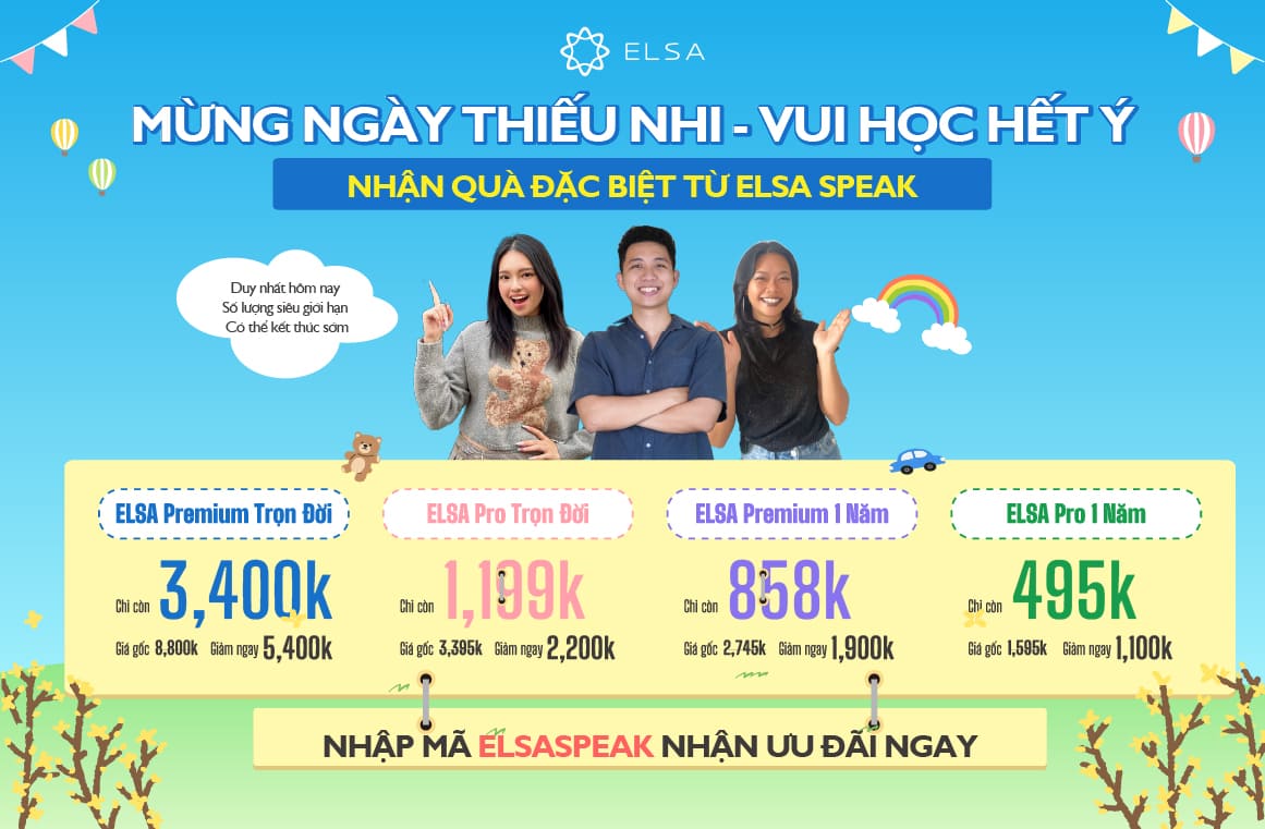 Luyện phát âm dễ dàng với ELSA Speak