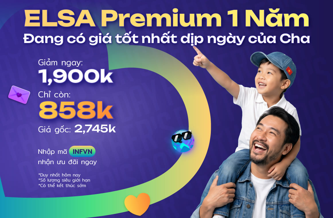 ELSA Premium 1 năm