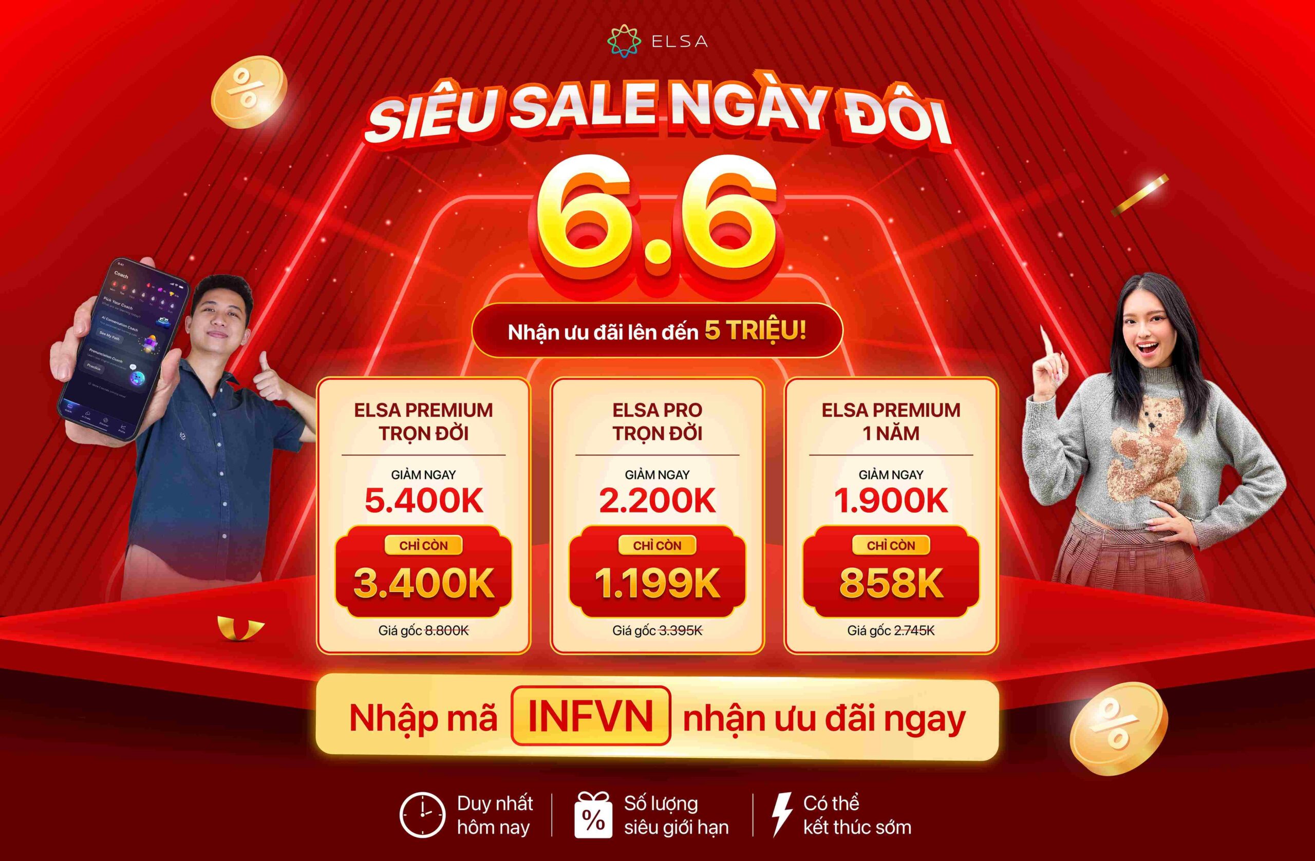 Luyện phát âm dễ dàng với ELSA Speak
